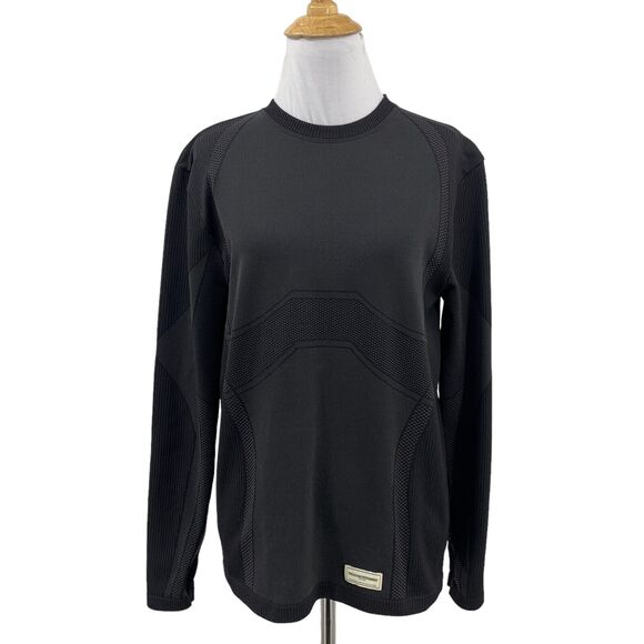 TheGivingMovement Shirt Womens Extra Large Black Sustainable Fitted Long Sleeve - Picture 1 of 11